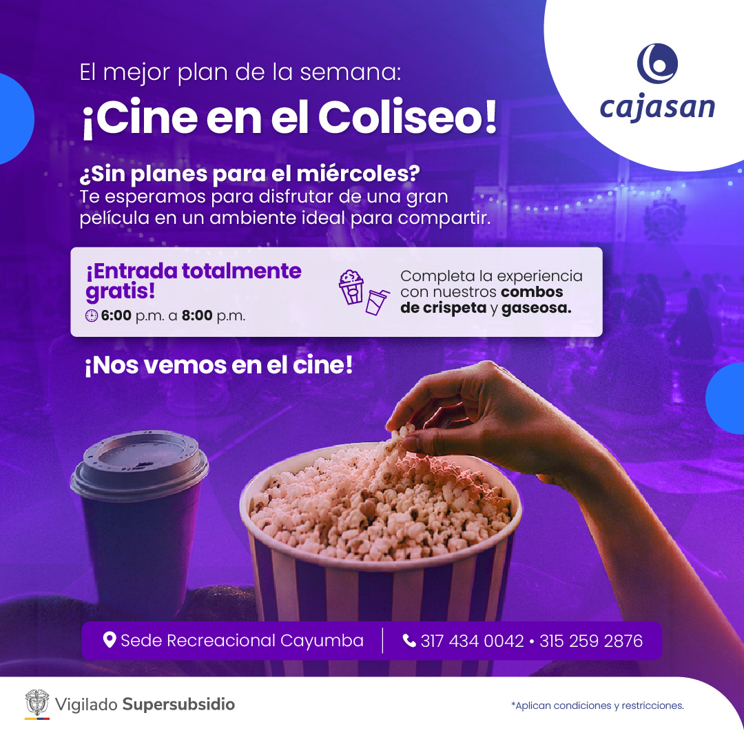 Cine en el Coliseo Cayumba