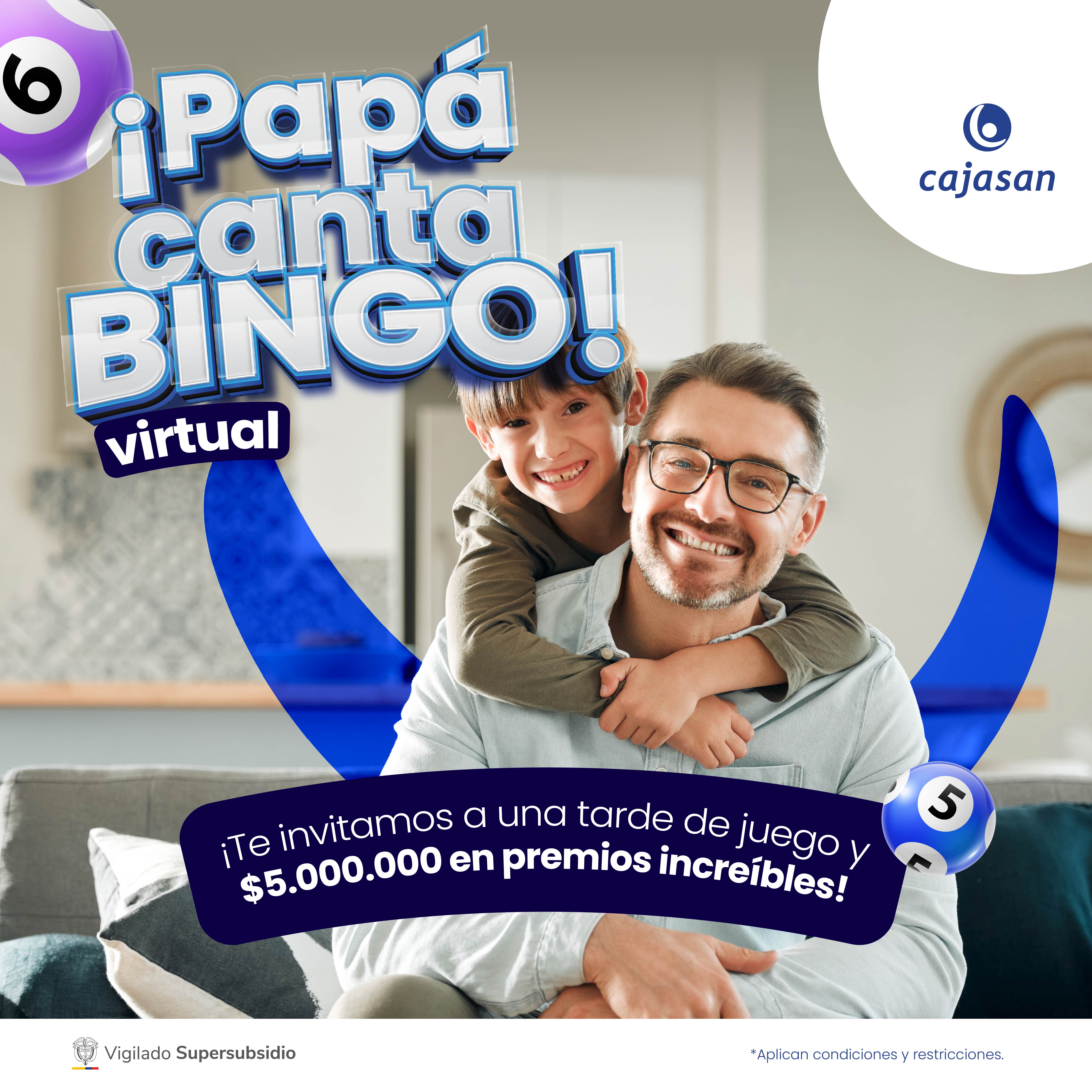 ¡Bingo Virtual para Papá!