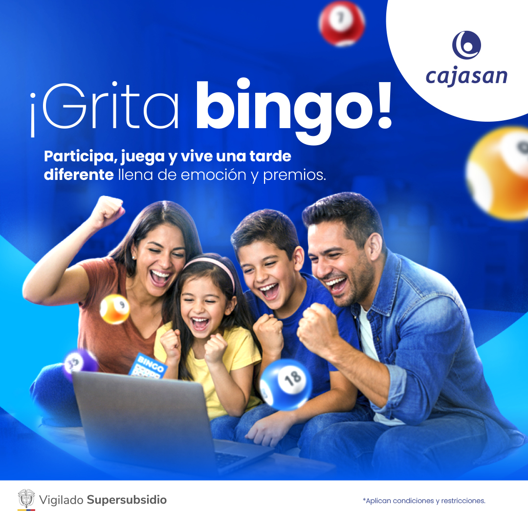 Grita Bingo con Cajasan