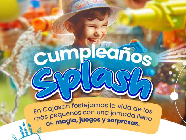 Cumpleaños Splash Cajasan
