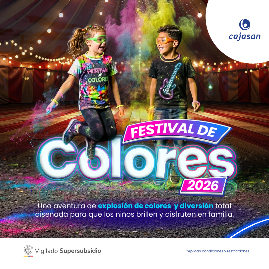 Festival de Colores Cajasan 2026 - Día del niño