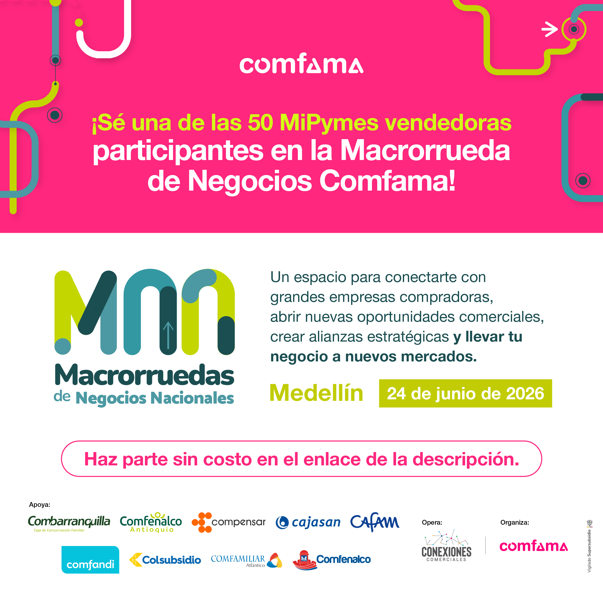 Macrorrueda de Negocios Nacionales Comfama 2026