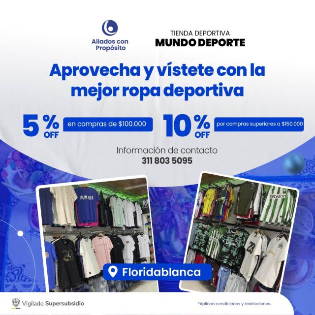 Tienda deportiva mundo deporte