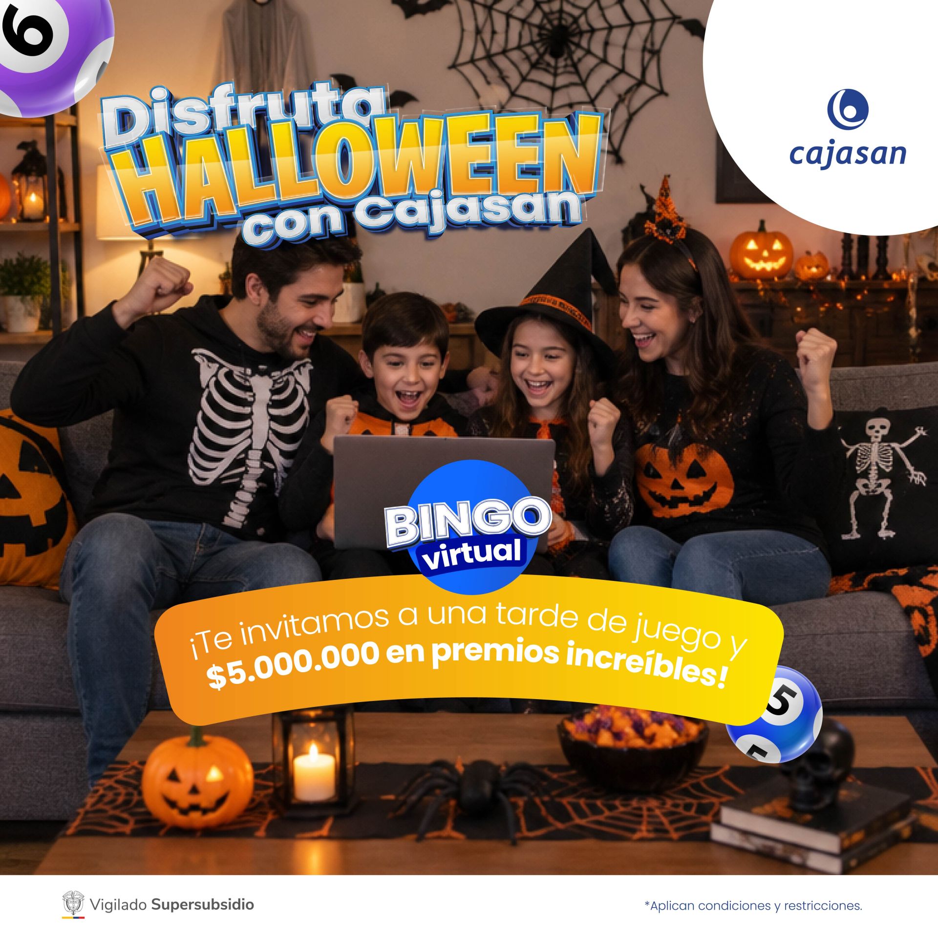 Disfruta Halloween con Cajasan