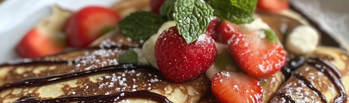 Crepes y waffles dulces y salados