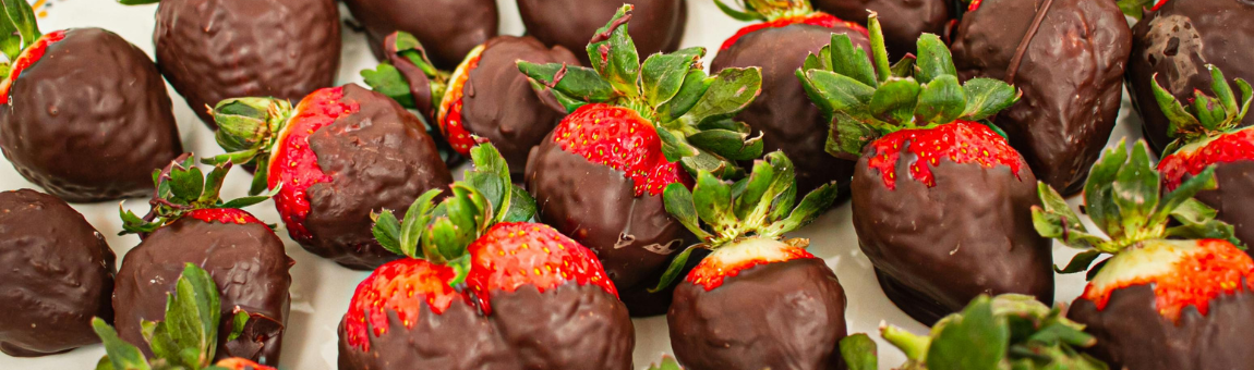 Ramos gourmet de fresas y chocolate