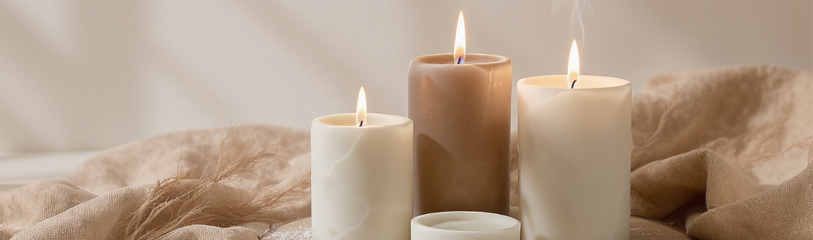 Bouquet de velas artesanales
