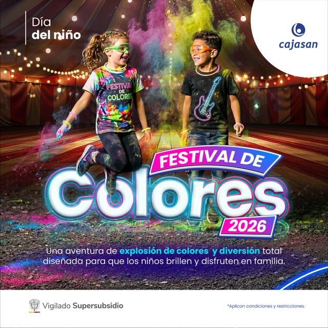 Celebramos el día del niño con el festival de Colores 2026