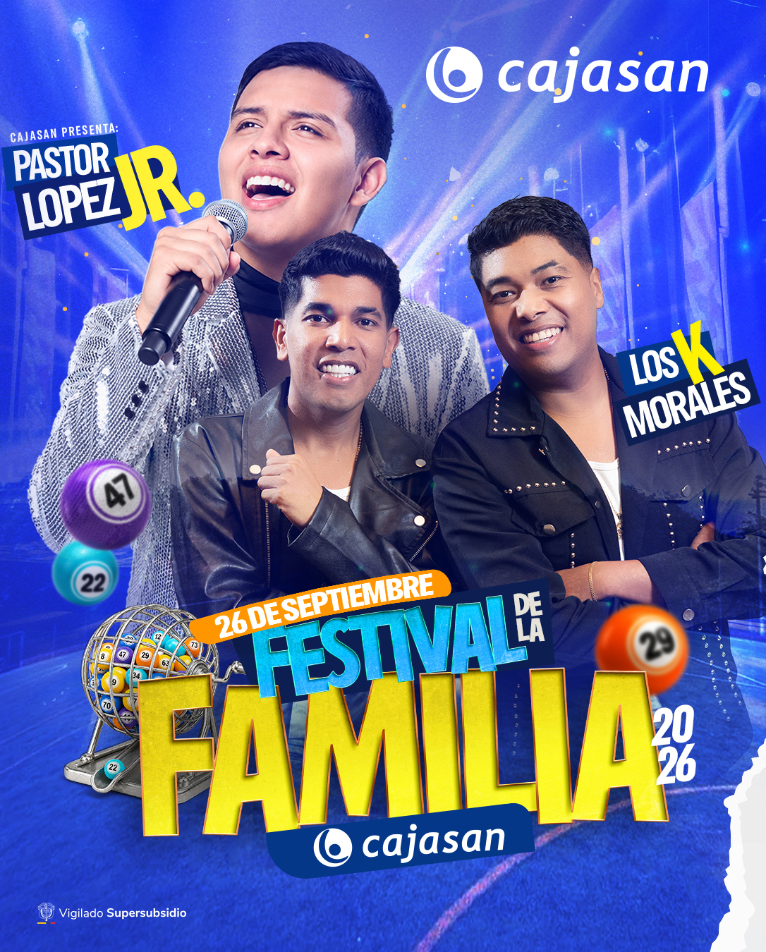Familias disfrutando del Festival de la Familia Cajasan