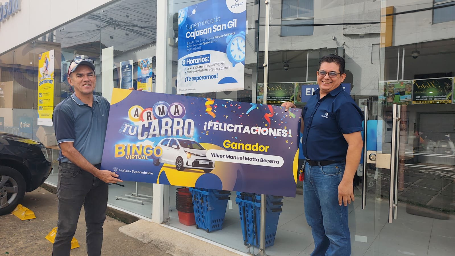 Yilver Manuel Motta Becerra, ganador de Arma tu carro