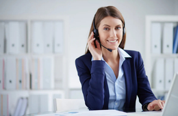 Persona de servicio al cliente