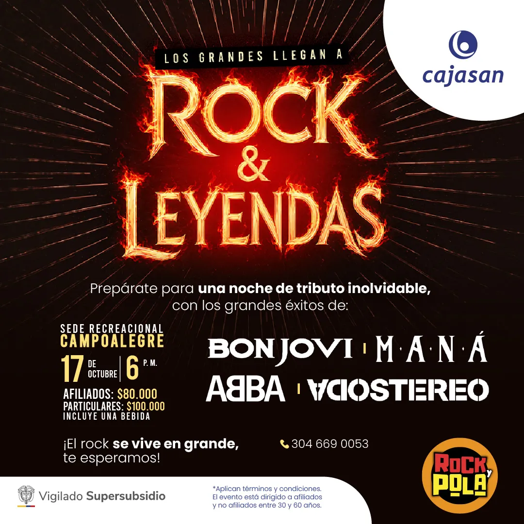 ROCK & LEYENDAS en Campoalegre