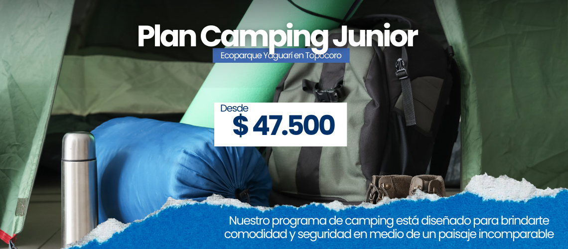 Banner con información sobre la pasadía a Topocoro