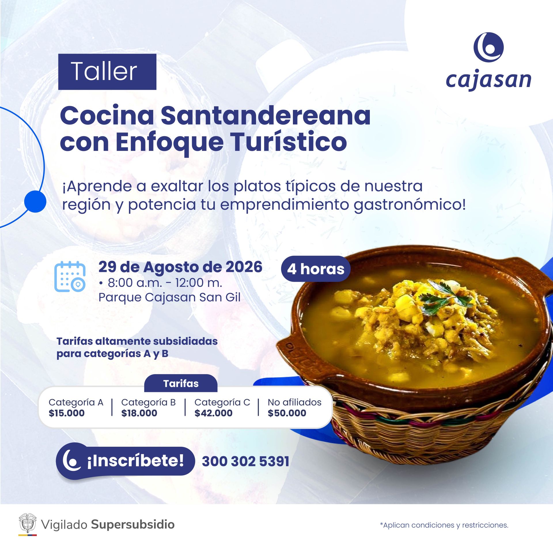 Cocina Santandereana con Enfoque Turístico