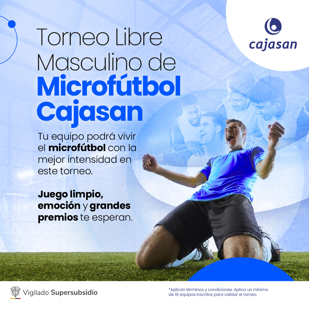 Banner del evento:Torneo Libre Masculino de Microfútbol Cajasan - Cayumba