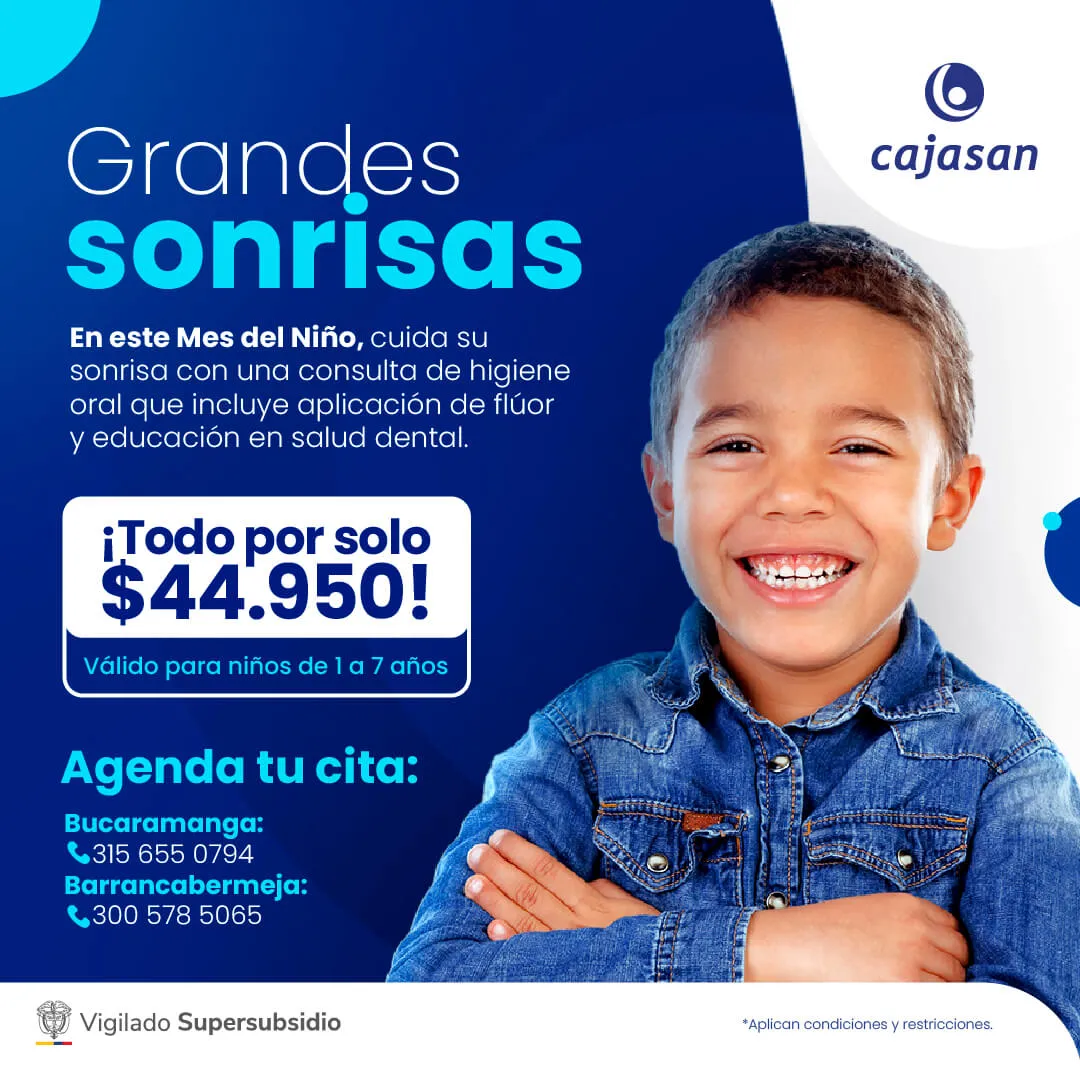 Grandes sonrisas - Cajasan Personas, image size:1080x1080