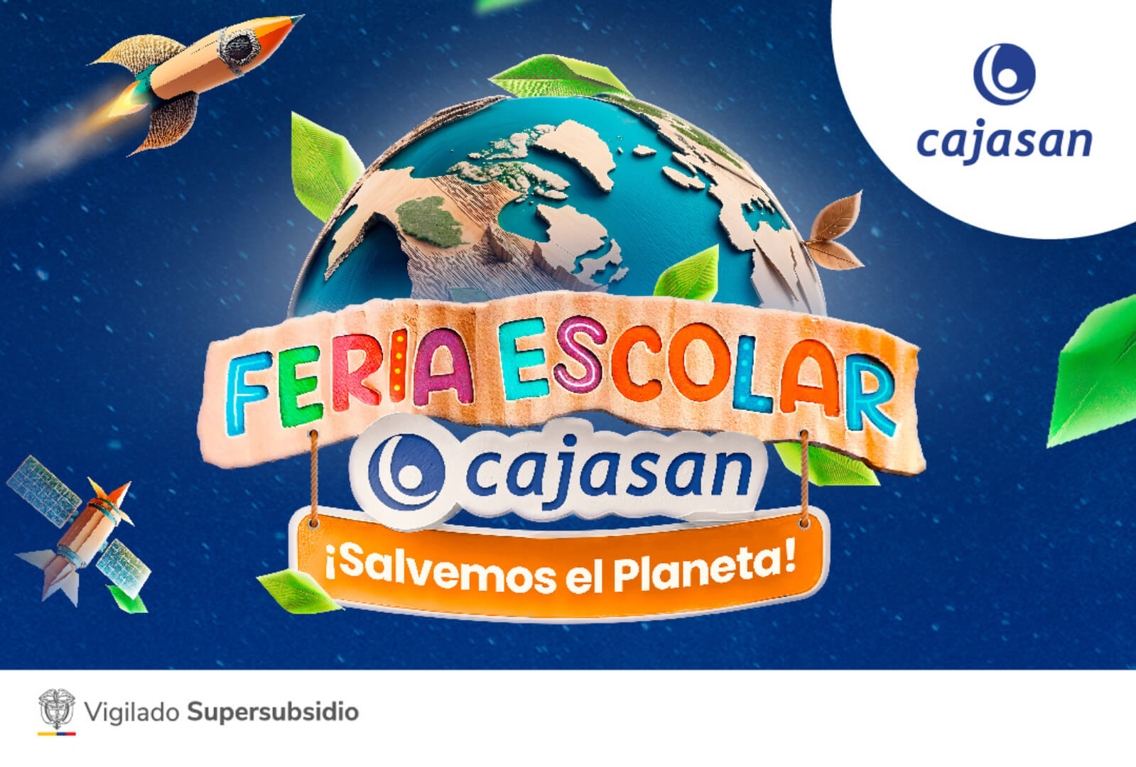 imagen feria escolar cajasan 2025