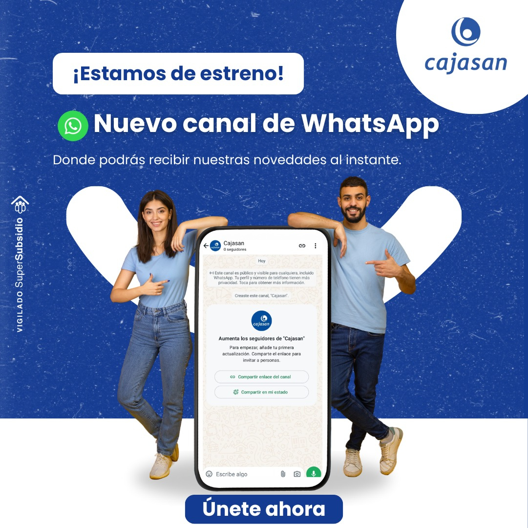 nuevo canal whatsappcajasan