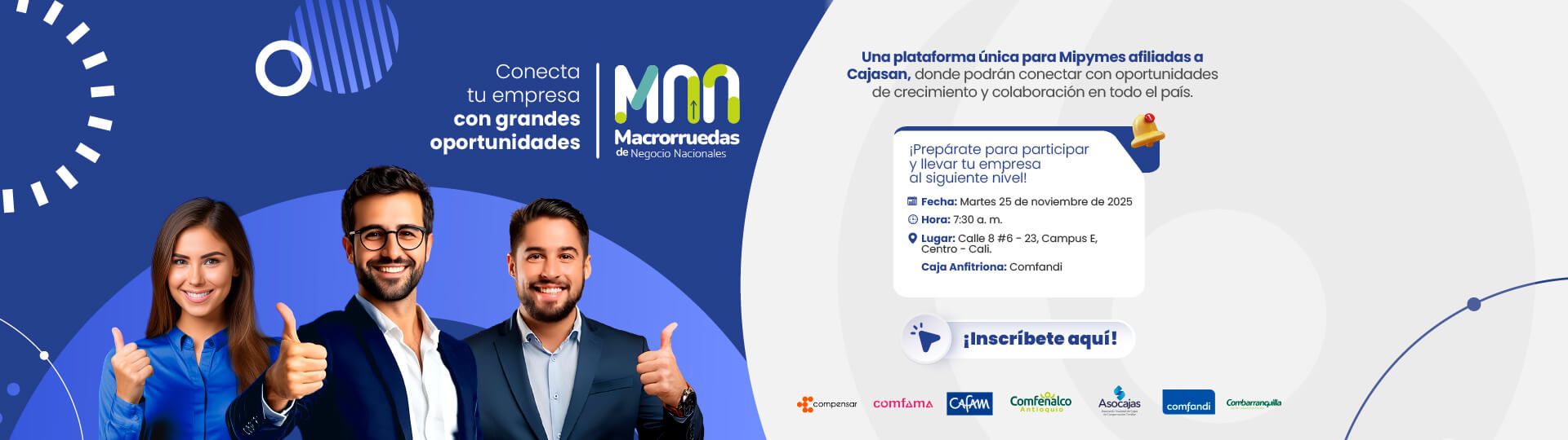 Macrorrueda de negocios...