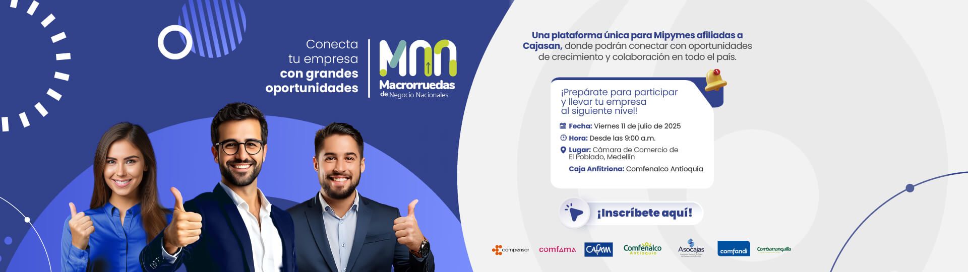 Macrorrueda de negocios...