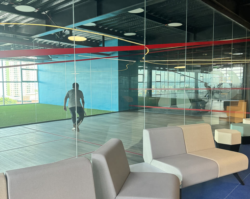 Zona de entrenamiento físico Parque Cajasan