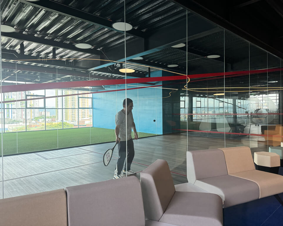 Zona de entrenamiento físico Parque Cajasan