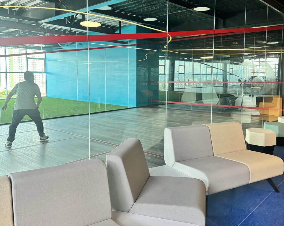 Zona de entrenamiento físico Parque Cajasan