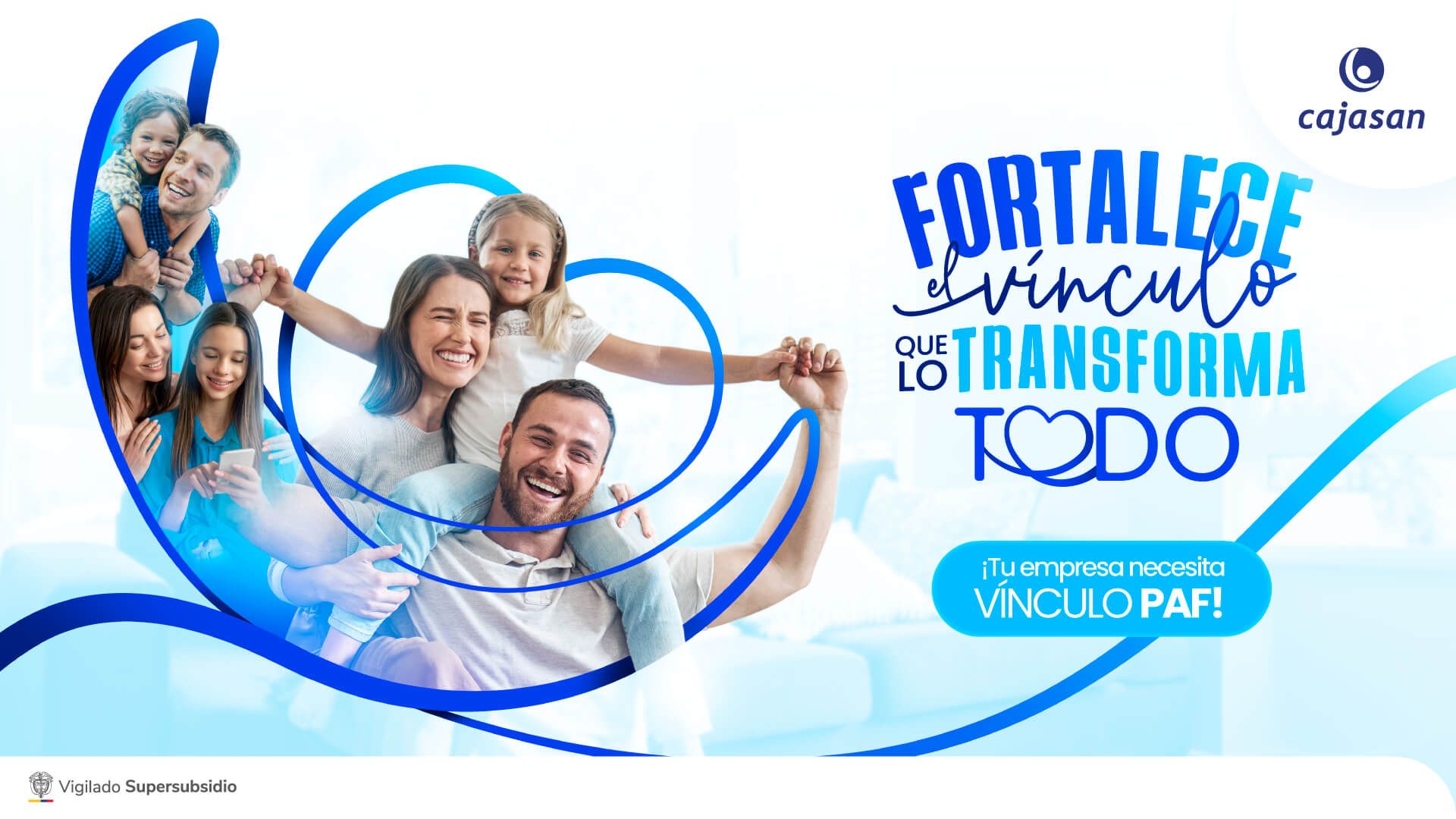 Programa PAF Cajasan: fortalece el vínculo empresa-colaborador con bienestar integral.