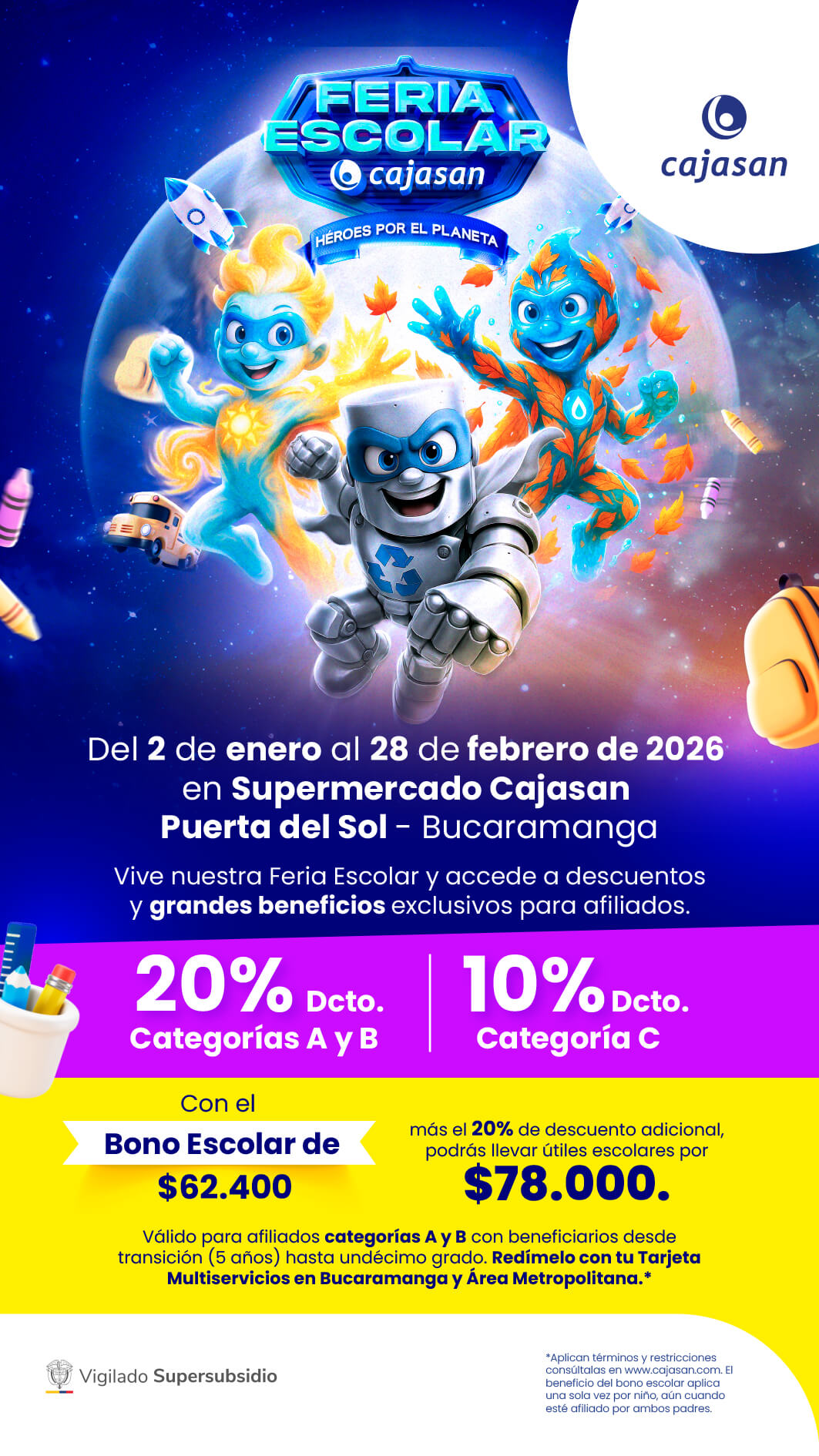 feria escolar cajasan