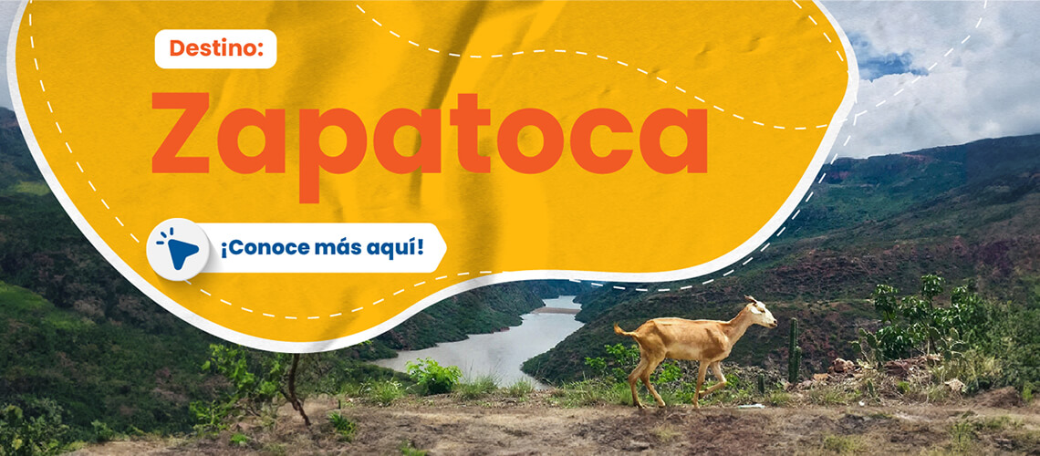 Banner promocionando la pasadía a Zapatoca