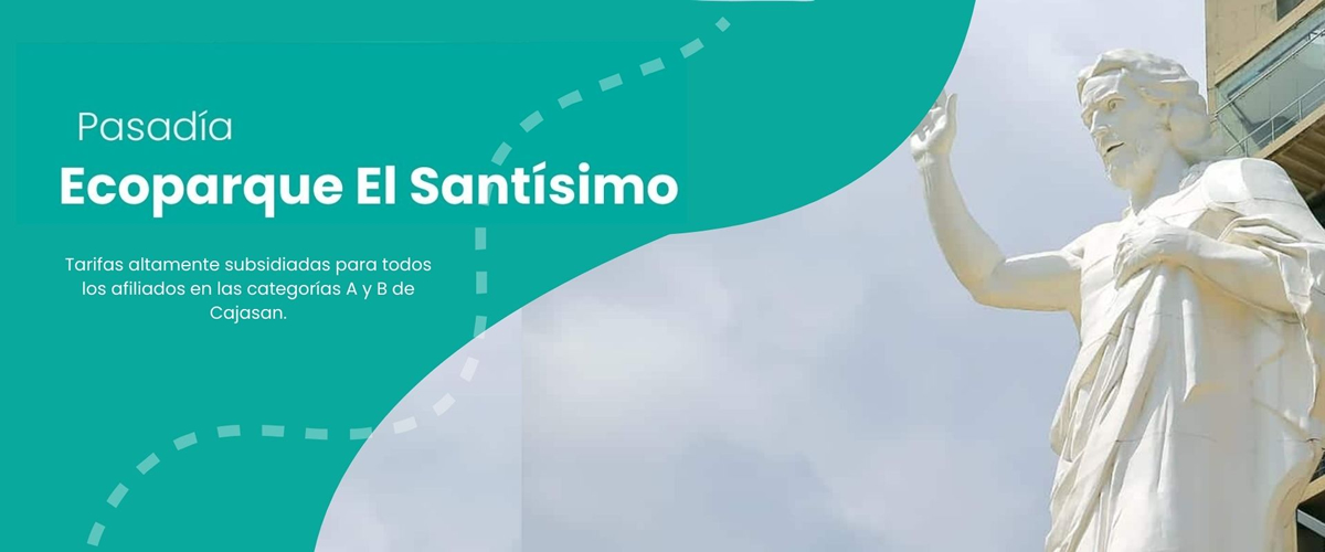 Banner promocionando el pasadía a el Santísimo